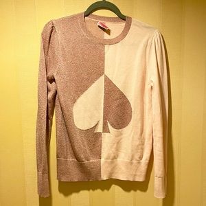 KATE SPADE Pink Logo Sweater